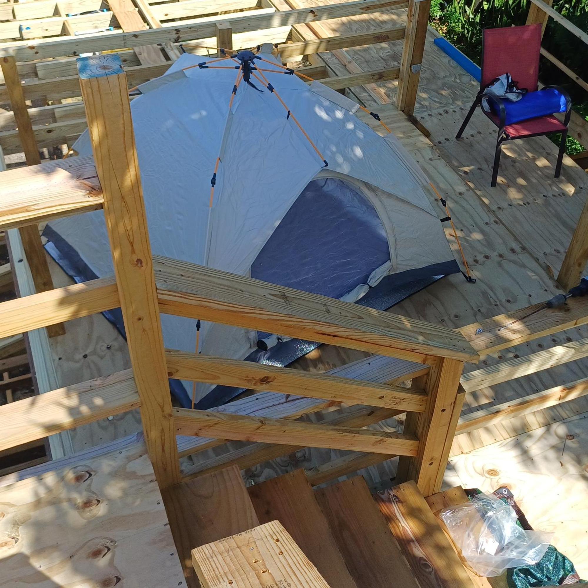 Rooster Run Glamping Camping Has Rooftop And Off The Ground Glamping Experience For 1 To 16 In A Single Tent And Views Of The Rain Forrest And To Culebra Across The Atlantic Ocean W Tents, Linens, Deluxe Air Beds, Warm Shower And More At A Great Pric 비에케스 외부 사진